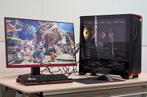 画像ギャラリー No.047のサムネイル画像 / 「MSI×モンハン20周年記念」コラボのPCパーツでゲームPCを自作！　ファン垂涎のPCでアイスボーンをプレイしてみた【PR】