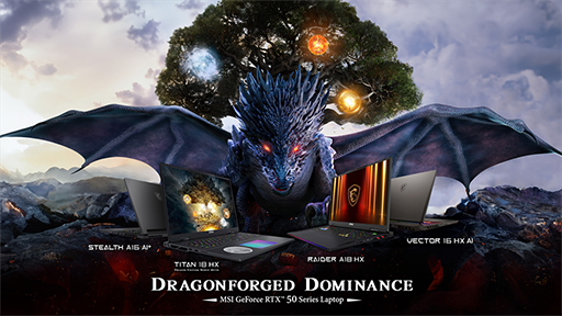 画像ギャラリー No.001のサムネイル画像 / GeForce RTX 50とIntel&AMDの新型CPUを搭載したMSI製ゲーマー向けノートPCが発表