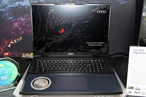 画像ギャラリー No.002のサムネイル画像 / GeForce RTX 50搭載ゲーマー向けノートPCを豊富にラインナップするMSIブースをレポート