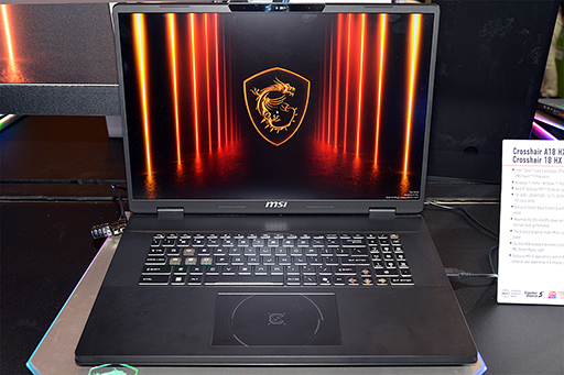 画像ギャラリー No.009のサムネイル画像 / GeForce RTX 50搭載ゲーマー向けノートPCを豊富にラインナップするMSIブースをレポート
