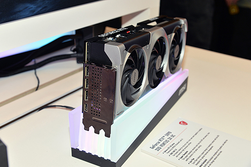 画像ギャラリー No.015のサムネイル画像 / GeForce RTX 50搭載ゲーマー向けノートPCを豊富にラインナップするMSIブースをレポート