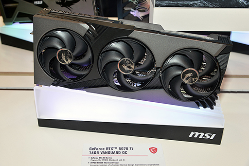 画像ギャラリー No.018のサムネイル画像 / GeForce RTX 50搭載ゲーマー向けノートPCを豊富にラインナップするMSIブースをレポート