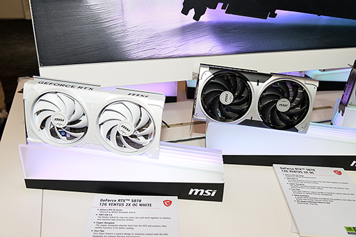 画像ギャラリー No.020のサムネイル画像 / GeForce RTX 50搭載ゲーマー向けノートPCを豊富にラインナップするMSIブースをレポート