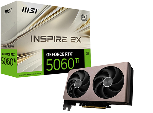 画像ギャラリー No.004のサムネイル画像 / GeForce RTX 5060 Tiを搭載したMSI製グラフィックスカードが国内発売