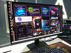 32型4K/240Hz表示のハイエンド機から比較的安価な製品まで，量子ドット有機ELディスプレイを積極展開するMSI