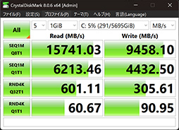 画像ギャラリー No.008のサムネイル画像 / Core Ultra 9 285HX＆GeForce RTX 5090搭載の最強ゲームノートPC「Titan 18 HX」の実力をゲームで検証してみた
