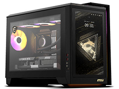ノートPC並みの13.3型ディスプレイを備えたゲーマー向けデスクトップPCがMSIから登場