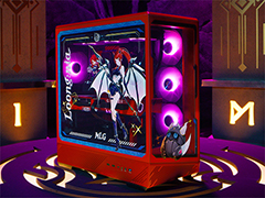 深紅のPCケースがまぶしい。MSIオリジナルキャラ「Loong：NIA」仕様のデスクトップPCが発売に