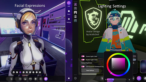 画像ギャラリー No.003のサムネイル画像 / MSIのVTuber作成・配信アプリ「MSI DigiME」が大型アップデート。人気VTuberのksonさんとのコラボ動画も公開