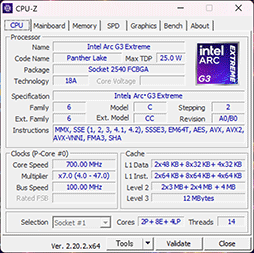 画像ギャラリー No.004のサムネイル画像 / 「Intel Arc G3 Extreme」搭載の携帯ゲームPC「Claw 8 Ex AI＋」がRyzen超えの実力を見せつけた
