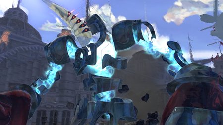 画像ギャラリー No.012のサムネイル画像 / 「マリシアス」登場するボスの一部やプレイのキモとなる「オーラシステム」などの情報公開。「灰の外套」はコンボ中にも自在に変形できる！？