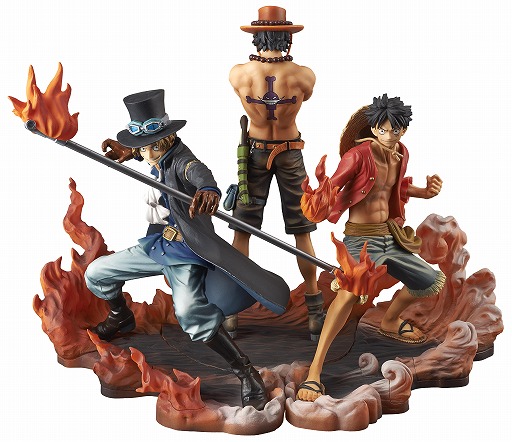 画像ギャラリー No.005のサムネイル画像 / 「ワンピース」,ルフィたち義兄弟3人のフィギュアがプライズで順次投入