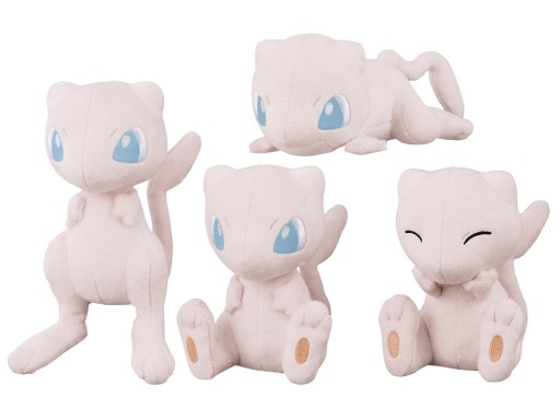 画像ギャラリー No.002のサムネイル画像 / 幻のポケモン「ミュウ」がふんわり素材のぬいぐるみに。2016年1月上旬より順次登場