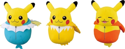 画像ギャラリー No.003のサムネイル画像 / 「寝袋を着たピカチュウ」のぬいぐるみがプライズに。5月中旬から順次登場