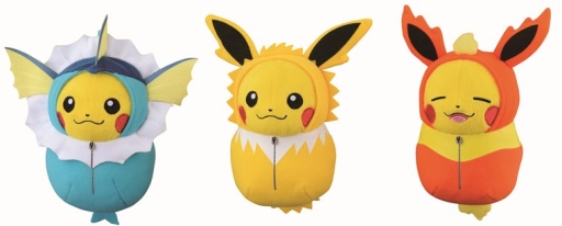 画像ギャラリー No.004のサムネイル画像 / 「寝袋を着たピカチュウ」のぬいぐるみがプライズに。5月中旬から順次登場