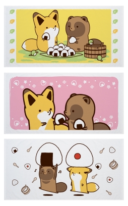 画像ギャラリー No.004のサムネイル画像 / 漫画「タヌキとキツネ」のぬいぐるみやフィギュアがプライズに。11月13日から順次登場