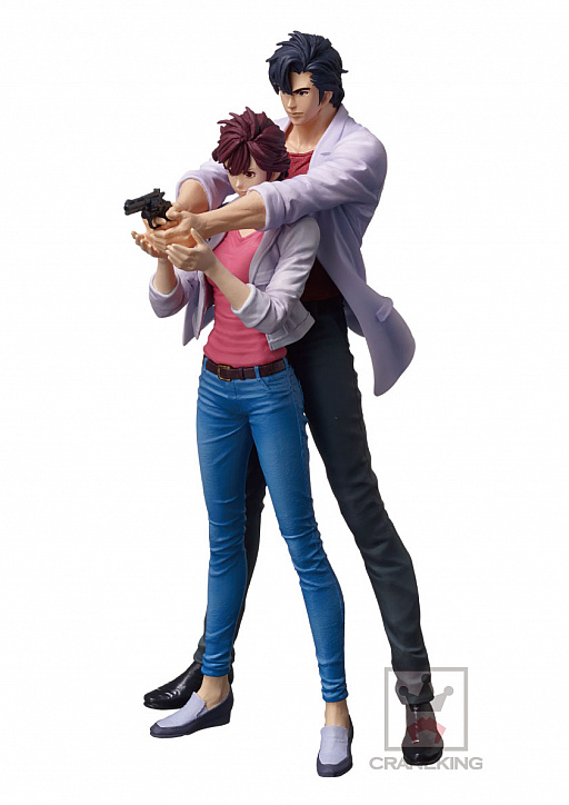 画像ギャラリー No.002のサムネイル画像 / 劇場版「シティーハンター」から冴羽 獠と槇村 香のフィギュアが登場。「バンプレストプライズ」，2019年2月のプライズを公開