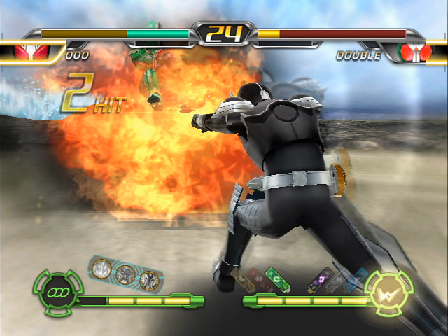 画像ギャラリー No.003のサムネイル画像 / 「仮面ライダー クライマックスヒーローズ オーズ」“オーズ”の最新フォーム「サゴーゾ コンボ」が使用可能。「サイ」「ゴリラ」「ゾウ」によるパワーを見よ