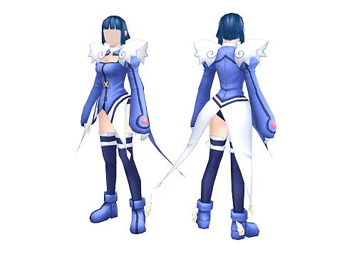 画像ギャラリー No.002のサムネイル画像 / 「PSPo2 インフィニティ」に「快盗天使ツインエンジェル2」のコラボ衣装が登場