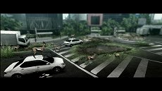 画像ギャラリー No.019のサムネイル画像 / 「TOKYO JUNGLE」,ストーリーモードのスクリーンショットを掲載。ポメラニアンにボスネコが,ニホンジカにチーターや恐竜が襲いかかる