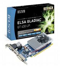 画像ギャラリー No.001のサムネイル画像 / ELSA，Low Profileで1スロット仕様のGT 430カードを発表