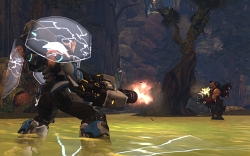 画像ギャラリー No.020のサムネイル画像 / ［G-Star 2011］「Firefall」は飛んだり跳ねたり撃ち合ったりのスポーツ系FPS……のような，違うような。PvPとPvEをプレイしてみた