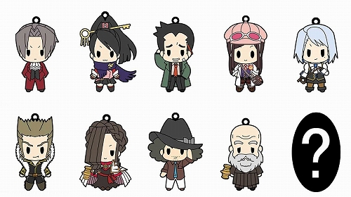 画像ギャラリー No.002のサムネイル画像 / 予約受付中の「逆転裁判」「逆転検事」キャラストラップの正式発売が決定