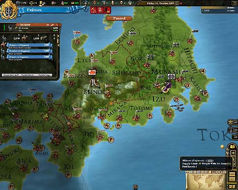 画像ギャラリー No.004のサムネイル画像 / 源平合戦から中国統一までが楽しめそうな,「Europa Universalis III: Divine Wind」の最新スクリーンショット公開