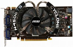 画像ギャラリー No.001のサムネイル画像 / MSI，「Cyclone」クーラー搭載でOC仕様のGTS 450カード