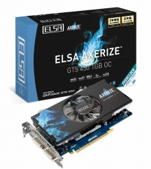 画像ギャラリー No.001のサムネイル画像 / ELSA,OC仕様と1スロット仕様,2モデルのGTS 450カードを発表