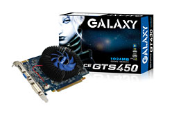 画像ギャラリー No.001のサムネイル画像 / 補助電源不要のGALAXY製GTS 450カードが発売。メモリはDDR3に