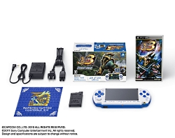 画像ギャラリー No.004のサムネイル画像 / 3種の限定PSPが発売決定。MHP3はツートンカラー，DISSIDIA 012はパールホワイトの特別仕様，そして女性用バリューパックは同梱物もピンクで統一