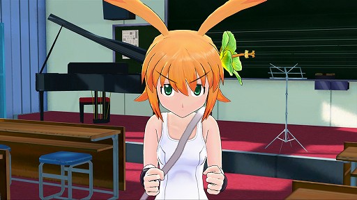 画像ギャラリー No.004のサムネイル画像 / 「ぎゃる☆がん」の新DLC“ヒロイン用プライベート水着セット”は本日配信開始。薫子の黒ビキニ，葵の白スクール水着などが見たい人は買うしかない 