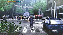 画像ギャラリー No.007のサムネイル画像 / ［TGS 2010］崩れゆく建物が3D立体視で人々に襲いかかる。「絶体絶命都市4 -Summer Memories-」プレイレポート