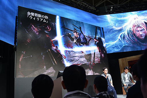 画像ギャラリー No.004のサムネイル画像 / ［TGS 2016］“戦国死にゲー”の「仁王」にシブサワ・コウ氏がチャレンジ。真・シブサワ無双が始まるかと思いきや，悲鳴が響いたステージをレポート