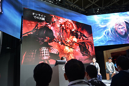 画像ギャラリー No.005のサムネイル画像 / ［TGS 2016］“戦国死にゲー”の「仁王」にシブサワ・コウ氏がチャレンジ。真・シブサワ無双が始まるかと思いきや，悲鳴が響いたステージをレポート