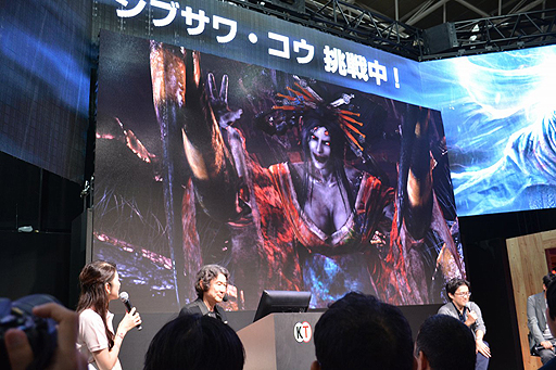 画像ギャラリー No.009のサムネイル画像 / ［TGS 2016］“戦国死にゲー”の「仁王」にシブサワ・コウ氏がチャレンジ。真・シブサワ無双が始まるかと思いきや，悲鳴が響いたステージをレポート