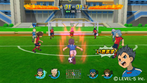 画像ギャラリー No.008のサムネイル画像 / ［TGS 2010］レベルファイブブースにプレイアブル出展されていた「イナズマイレブン ストライカーズ」をプレイムービーでチェック