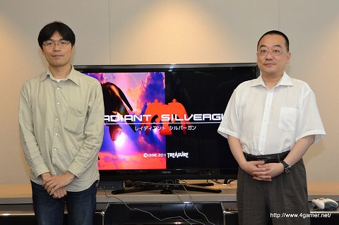 画像ギャラリー No.003のサムネイル画像 / 2011年夏配信予定のXBLA「レイディアントシルバーガン」は，HD/サターン版のグラフィックスを自在に変更可能。トレジャーの前川正人氏と三條勝博氏にその開発秘話を聞いてきた