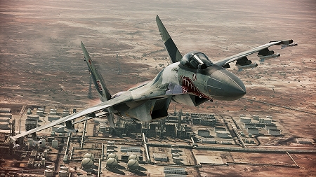 画像ギャラリー No.003のサムネイル画像 / 「ACE COMBAT ASSAULT HORIZON」，地上敵戦力に対する大破壊行動「エアストライク・モード」を公開。“最凶の敵”となるエースパイロットも明らかに