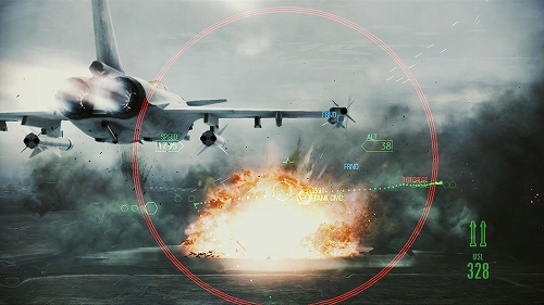 画像ギャラリー No.009のサムネイル画像 / 「ACE COMBAT ASSAULT HORIZON」，地上敵戦力に対する大破壊行動「エアストライク・モード」を公開。“最凶の敵”となるエースパイロットも明らかに