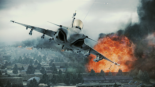 画像ギャラリー No.004のサムネイル画像 / 「ACE COMBAT ASSAULT HORIZON」の最新画像が公開に。「Rafale M」「Su-35」「Typhoon」が空を舞う迫力満点のシーンをチェック