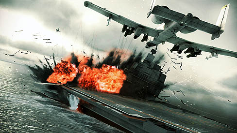 画像ギャラリー No.009のサムネイル画像 / 「ACE COMBAT ASSAULT HORIZON」の最新情報を公開。河森正治氏による架空機体のコンセプト画と，華麗な空中戦が楽しめる操作方法が明らかに