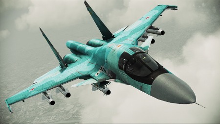 画像ギャラリー No.020のサムネイル画像 / 「ACE COMBAT ASSAULT HORIZON」，ロシアの戦闘機情報第1弾を掲載。「Su-47 Berkut」「Su-34 Fullback」など計4機の概要を確認しよう