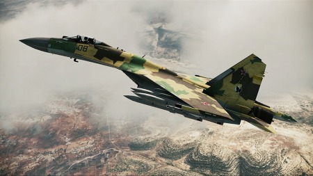 画像ギャラリー No.001のサムネイル画像 / 「ACE COMBAT ASSAULT HORIZON」，ロシアの戦闘機情報第2弾が公開に。歴代作品のエースと同じカラーの機体も登場