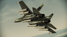 画像ギャラリー No.002のサムネイル画像 / 「ACE COMBAT ASSAULT HORIZON」，ロシアの戦闘機情報第2弾が公開に。歴代作品のエースと同じカラーの機体も登場