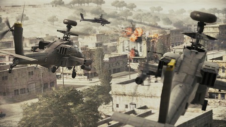 画像ギャラリー No.004のサムネイル画像 / 「ACE COMBAT ASSAULT HORIZON」，仲間との連携が攻略の鍵を握る「ミッションCO-OP」モードの概要公開。迫力満点の戦闘シーンをスクリーンショットで確認しよう