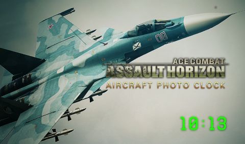 画像ギャラリー No.002のサムネイル画像 / 「ACE COMBAT ASSAULT HORIZON」,名シーンを凝縮した時計アプリ登場