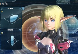画像ギャラリー No.056のサムネイル画像 / 「ファンタシースターオンライン2」αテスト段階でのキャラクターエディット機能を見る。顔はもちろん,体型や手脚のバランスまで無段階に調整可能