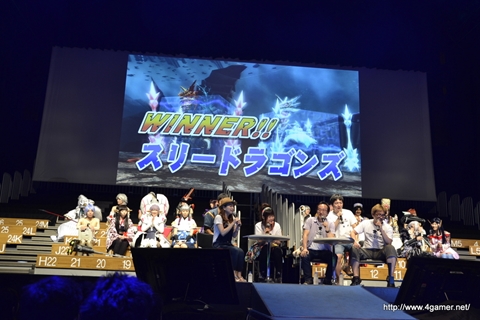 画像ギャラリー No.049のサムネイル画像 / “T隊長”も駆けつけた「ファンタシースター感謝祭2013／アークスグランプリ決勝」をレポート。アークス最速No.1に輝いたのは「Oblivion」チームと「ラヴフェニックス」チーム